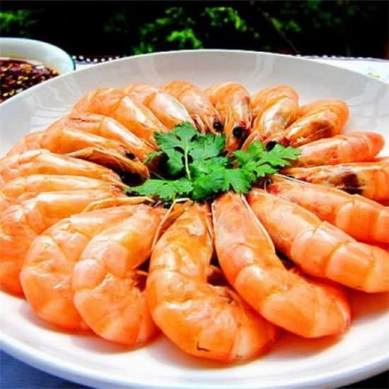 白灼中虾 Boiled Shrimp
